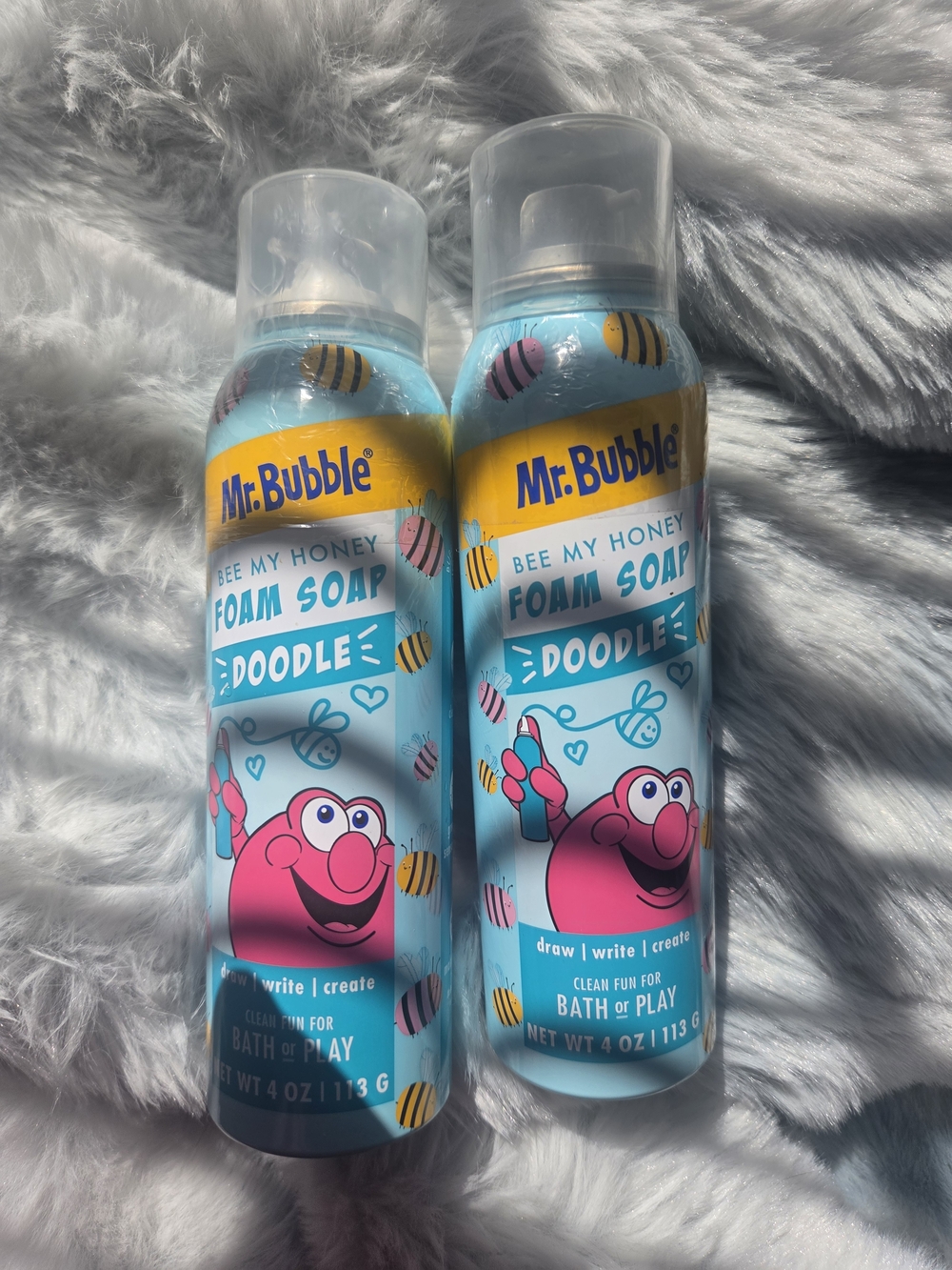 Limited Edition Bee My Honey Doodle Foam Soap - 2 Cans